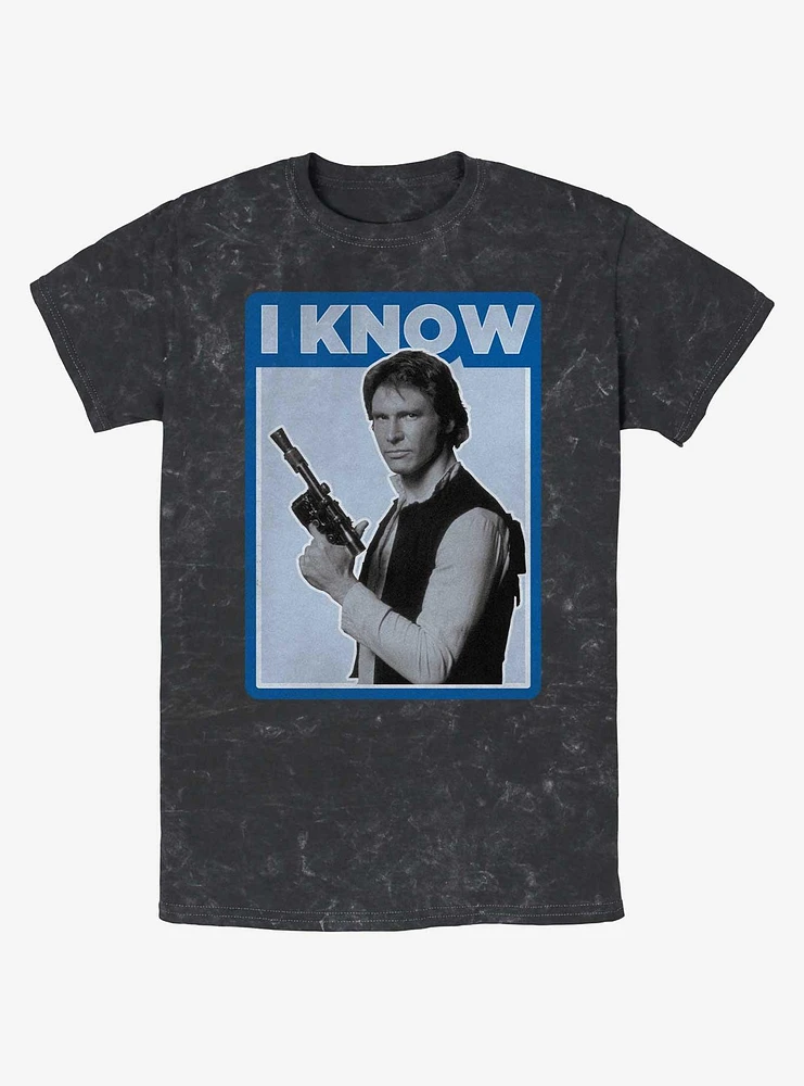 Star Wars Han Love Mineral Wash T-Shirt