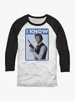 Star Wars Han Love Raglan