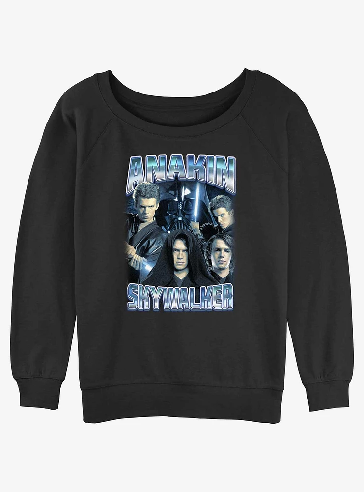 Star Wars Bad Anakin Girls Slouchy Sweatshirt