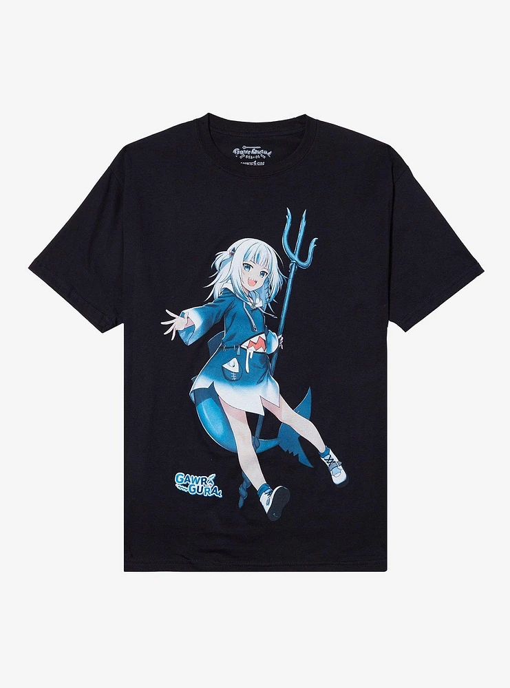 CounterSide X Hololive Myth Gawr Gura T-Shirt