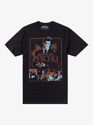 American Psycho Splatter Portrait T-Shirt