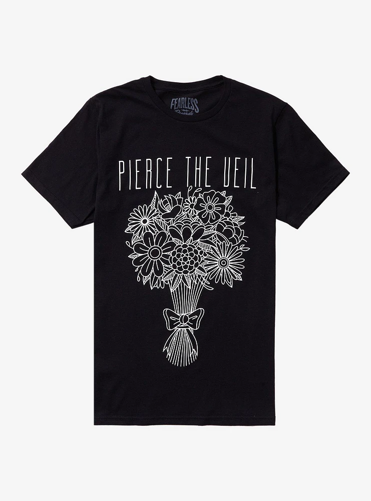 Pierce The Veil Bouquet Boyfriend Fit Girls T-Shirt