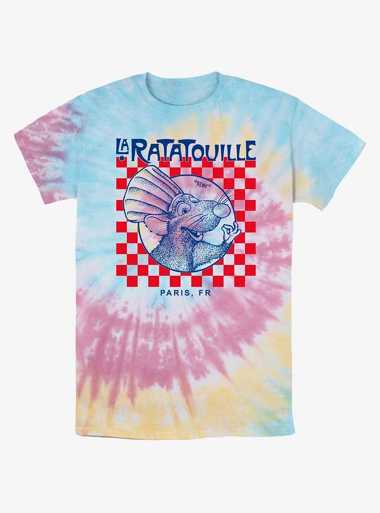 Disney Pixar Ratatouille Delivery Box Tie-Dye T-Shirt