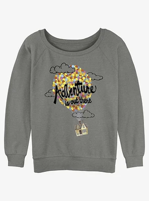 Disney Pixar Up Adventure Is Out There Womens Slouchy Sweatshirt