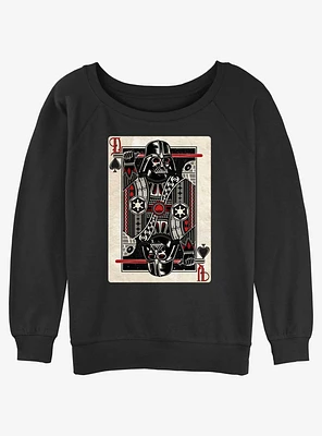 Star Wars Darth-Spader Womens Slouchy Sweatshirt