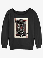 Star Wars Darth-Spader Womens Slouchy Sweatshirt