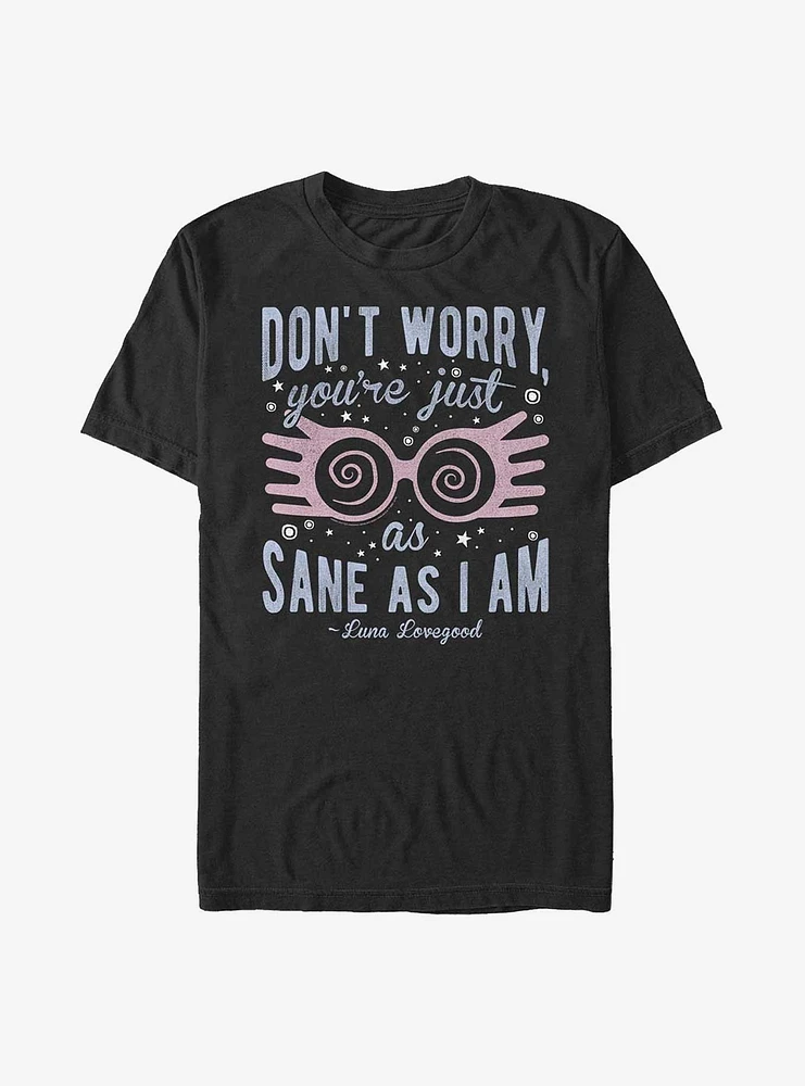 Harry Potter Just As Sane Luna T-Shirt