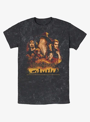 the Lord of Rings A Long Journey Ahead Mineral Wash T-Shirt