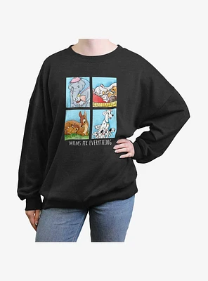 Disney Channel Moms Fix Everything Womens Oversized Sweatshirt