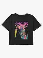 Disney Sleeping Beauty Poster Youth Girls Boxy Crop T-Shirt