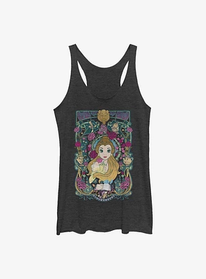 Disney Beauty and the Beast Belle Flowers Womens Tank Top