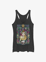 Disney Beauty and the Beast Belle Flowers Womens Tank Top