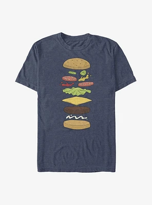 Bob's Burgers Burger Diagram T-Shirt