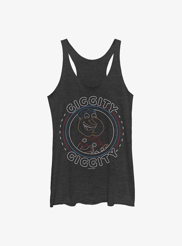 Family Guy Giggity Quagmire Girls Tank