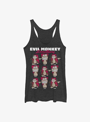 Family Guy Evil Monkey Emotions Girls Tank