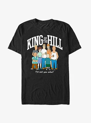 King of the Hill Group Collegiate T-Shirt