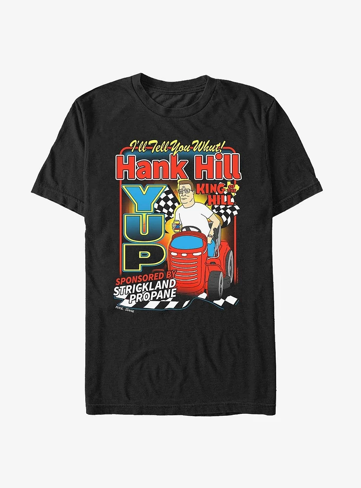 King of the Hill Hank Yup Racing T-Shirt