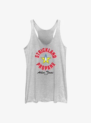 King of the Hill Strickland Propane Logo Girls Tank