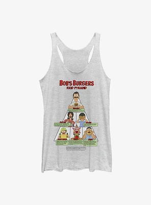 Bob's Burgers Food Pyramid Girls Tank