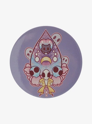 Kawaii Skull Cat Planchette 3 Inch Button