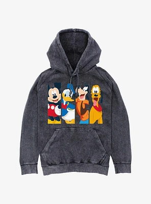 Disney Mickey Mouse Bro Time Mineral Wash Hoodie