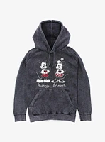 Disney Mickey Mouse & Minnie Always Forever Mineral Wash Hoodie