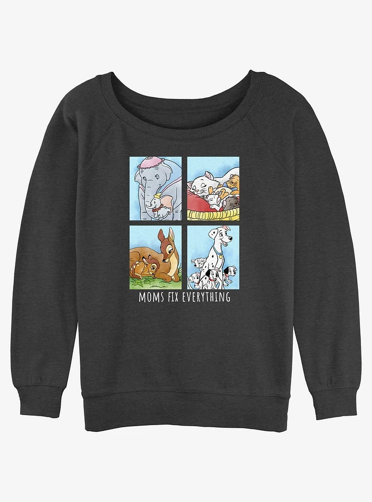 Disney Channel Moms Fix Everything Girls Slouchy Sweatshirt