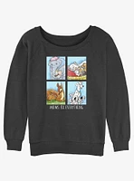 Disney Channel Moms Fix Everything Girls Slouchy Sweatshirt