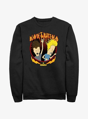 Beavis And Butthead Rock Heads Sweatshirt