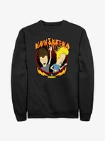 Beavis And Butthead Rock Heads Sweatshirt