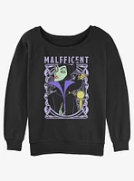 Disney Sleeping Beauty Maleficent Color Girls Slouchy Sweatshirt