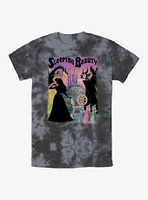 Disney Princesses Sleeping Beauty Poster Tie-Dye T-Shirt