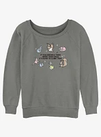 Disney Sleeping Beauty Dream It Girls Slouchy Sweatshirt