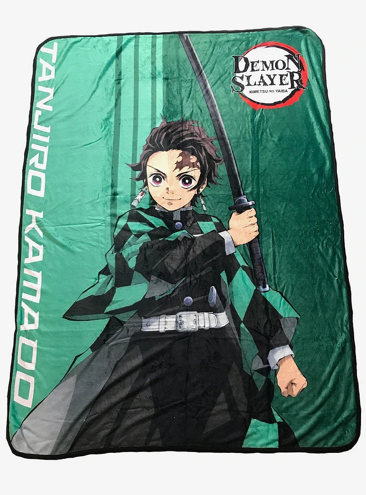 Demon Slayer: Kimetsu No Yaiba Tanjiro Throw Blanket