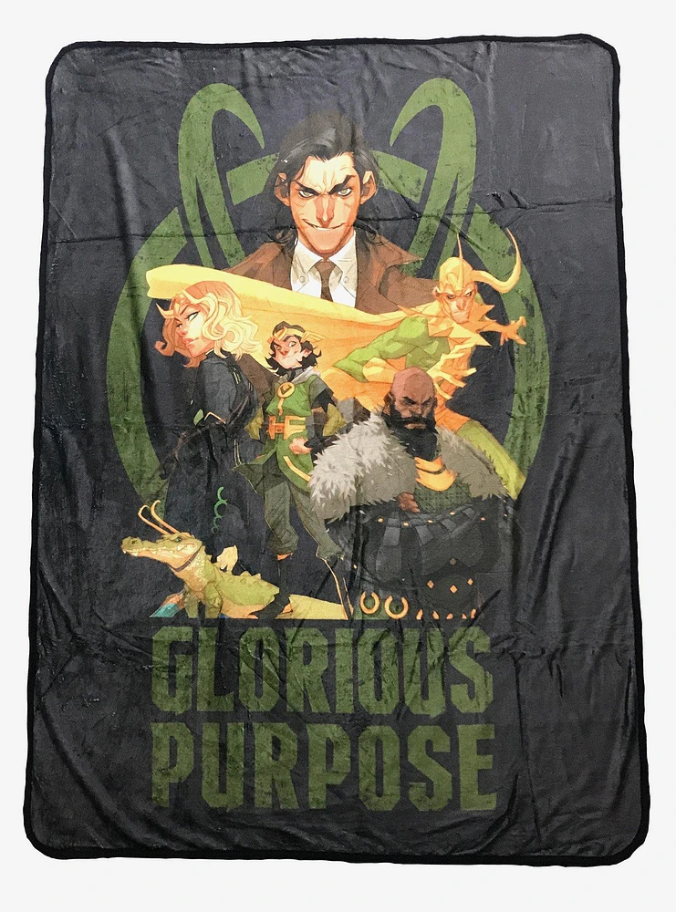 Marvel Loki Funniest Character Fleece Blanket