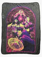 Marvel Dr. Strange Best Magician Characters Throw Blanket