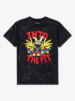 Five Nights At Freddy's: Into The Pit Spring Bonnie Dark Wash T-Shirt