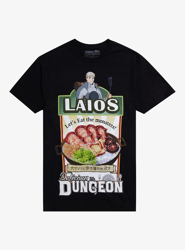 Delicious Dungeon Laios Food Ad T-Shirt