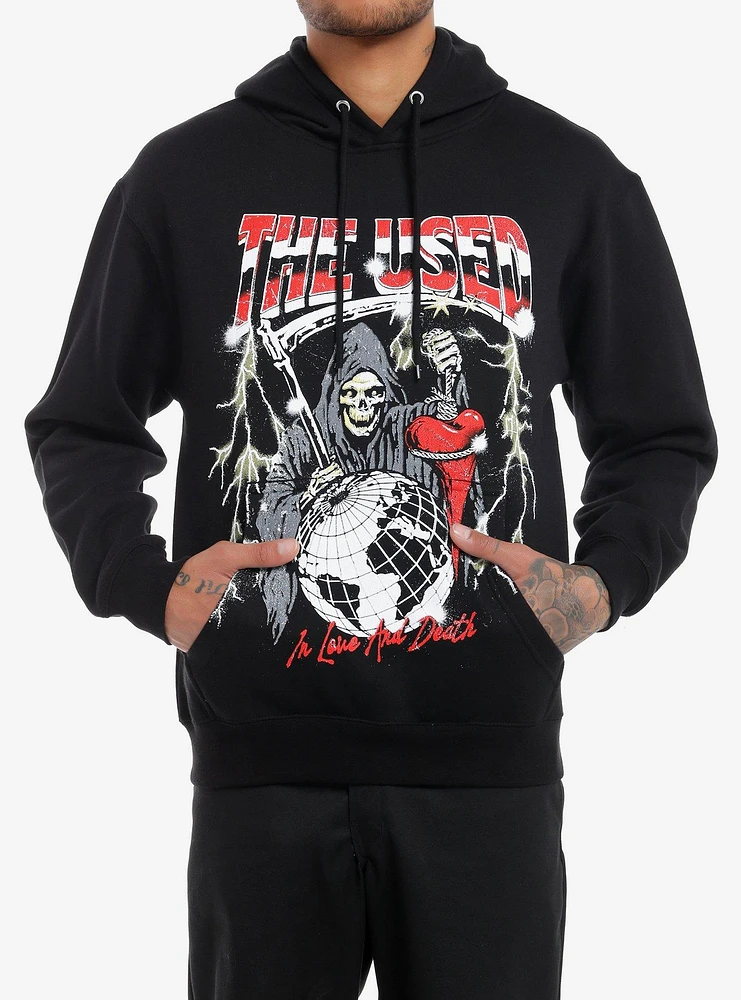 The Used Love And Death Grim Reaper Hoodie