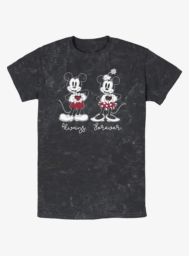 Disney Mickey Mouse Always Forever Mineral Wash T-Shirt