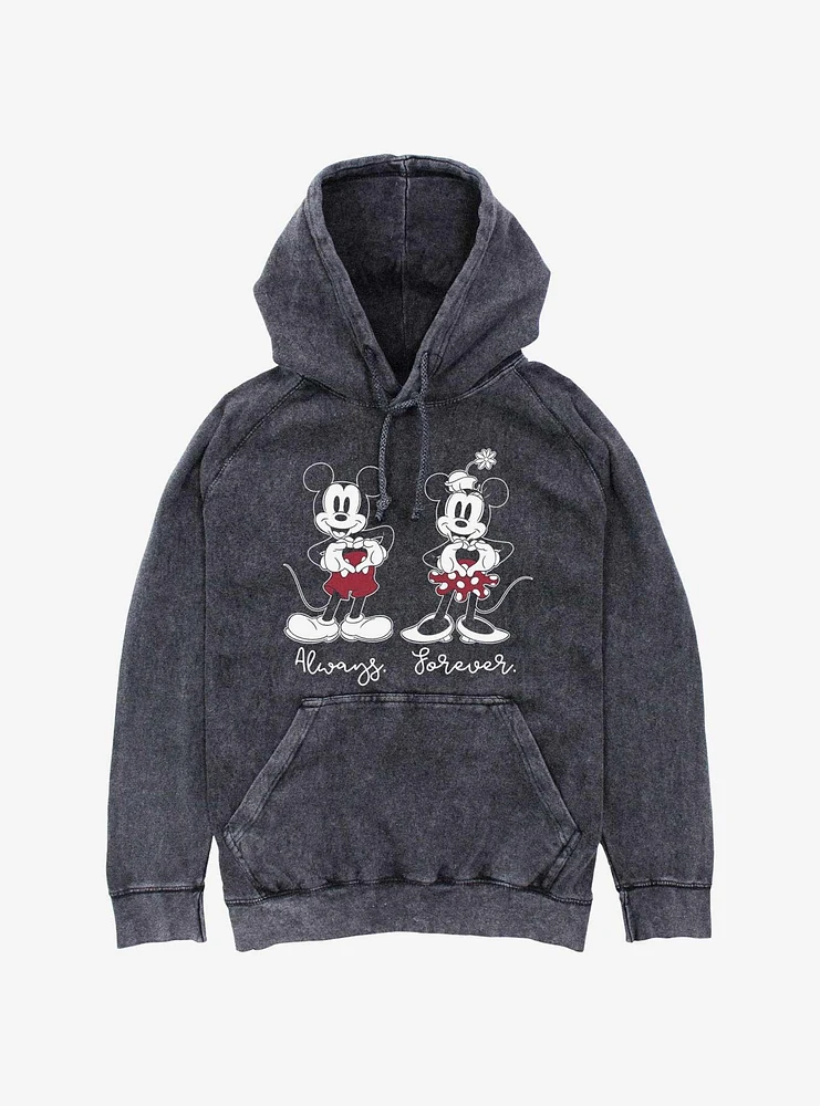 Disney Mickey Mouse Always Forever Mineral Wash Hoodie