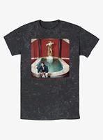 Scarface 1983 Fountain Portrait Mineral Wash T-Shirt