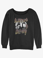 Disney Sleeping Beauty Sleep Womens Slouchy Sweatshirt