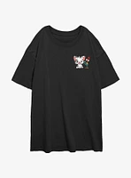 Disney Moana Pua and Hei Pals Pocket Womens Oversized T-Shirt