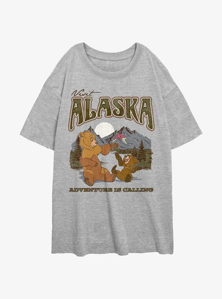 Disney Brother Bear Adventure Is Calling Womens Oversized T-Shirt