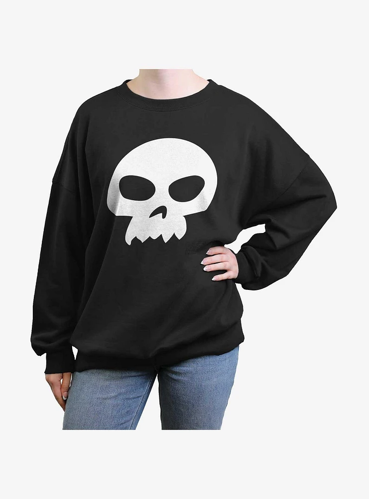 Disney Pixar Toy Story Be Sid Skull Womens Oversized Sweatshirt