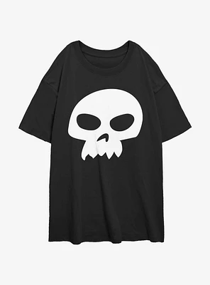 Disney Pixar Toy Story Be Sid Skull Womens Oversized T-Shirt