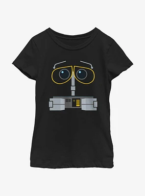 Disney Pixar WALL-E Robot Face Youth Girls T-Shirt