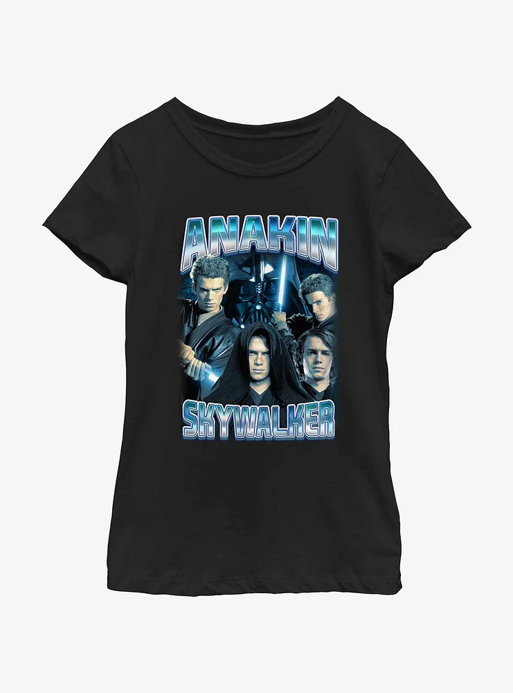 Star Wars The Many Sides Of Anakin Skywalker Youth Girls T-Shirt