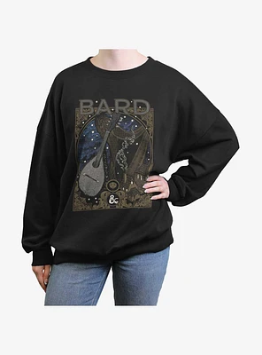 Dungeons & Dragons Bard Womens Oversized Sweatshirt